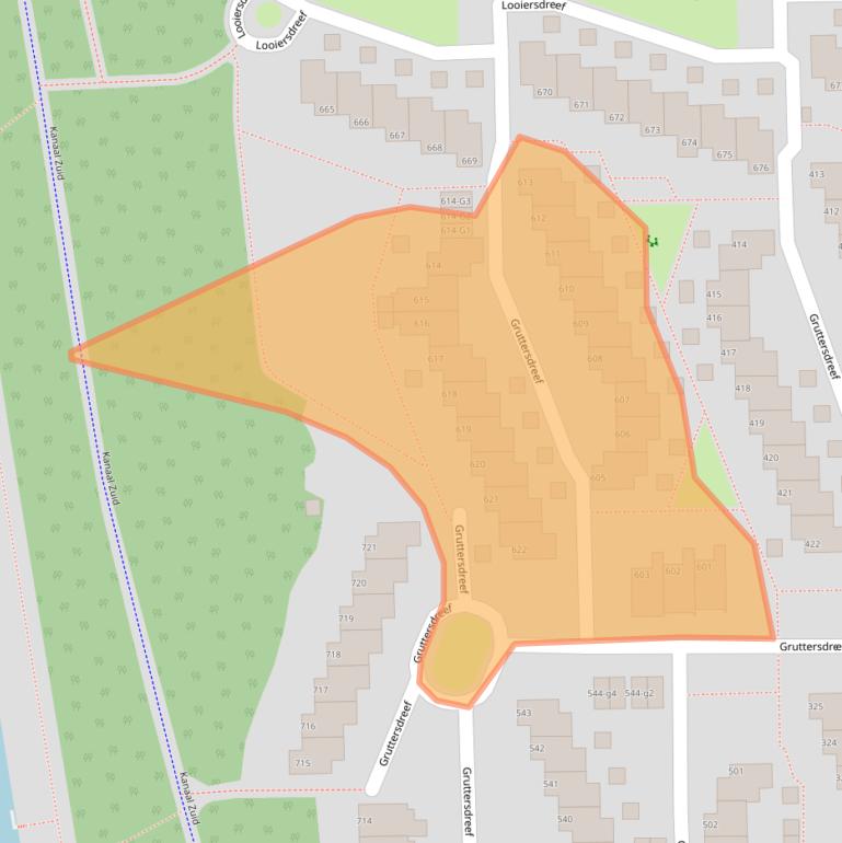 Kaart van postcodegebied 7328DX.