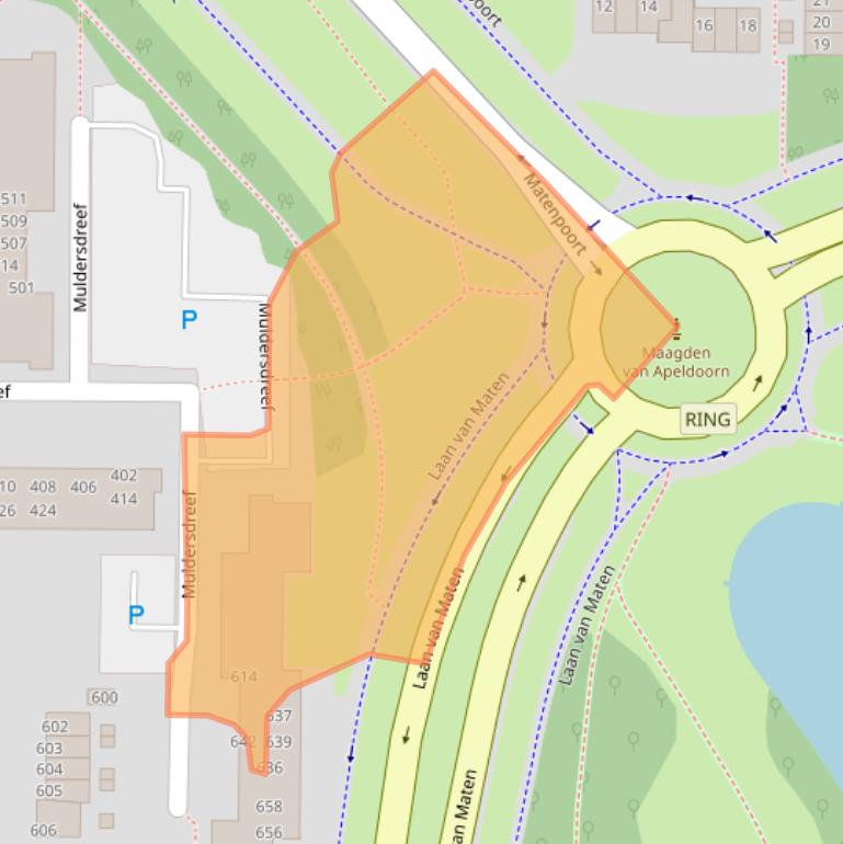 Kaart van postcodegebied 7328ER.