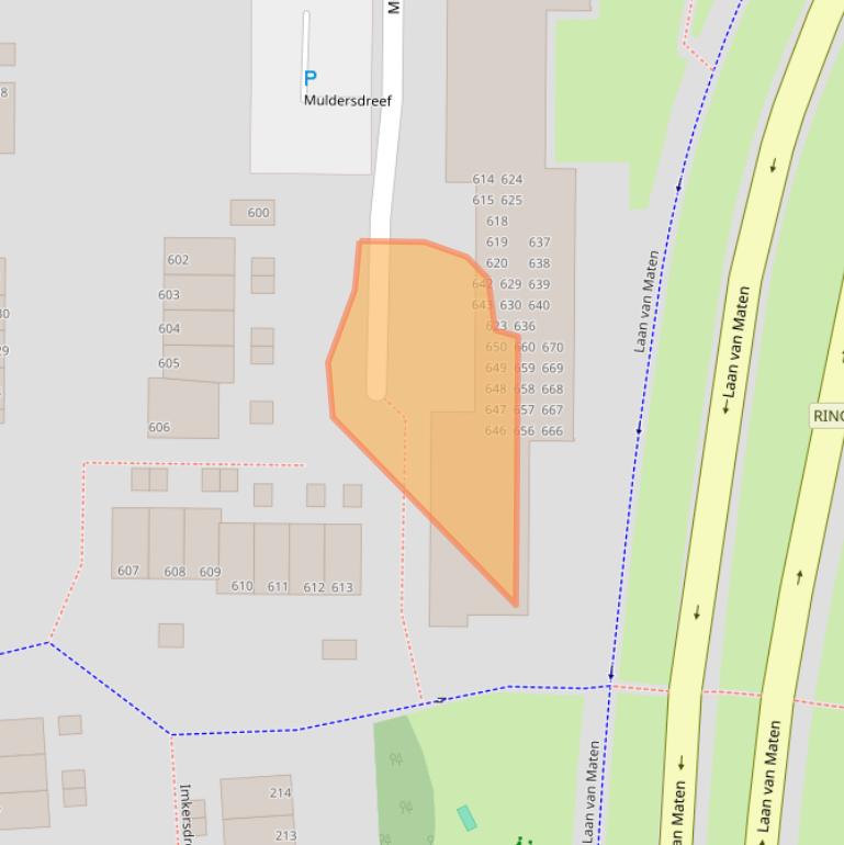 Kaart van postcodegebied 7328ET.