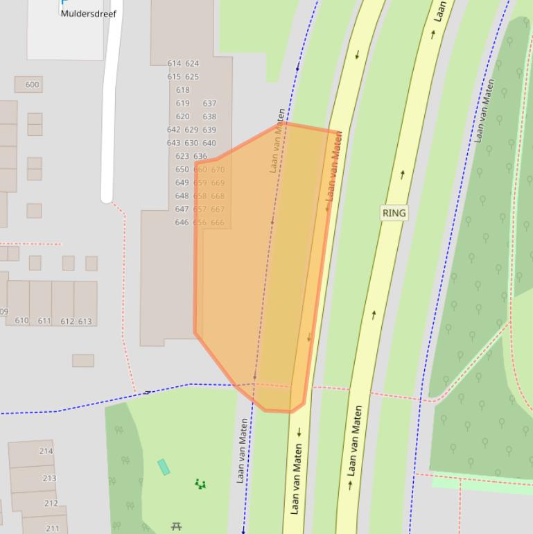Kaart van postcodegebied 7328EV.