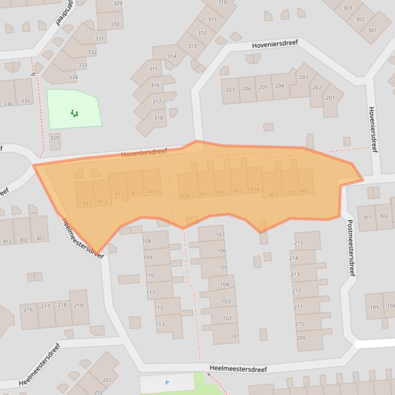 Kaart van postcodegebied 7328KK.