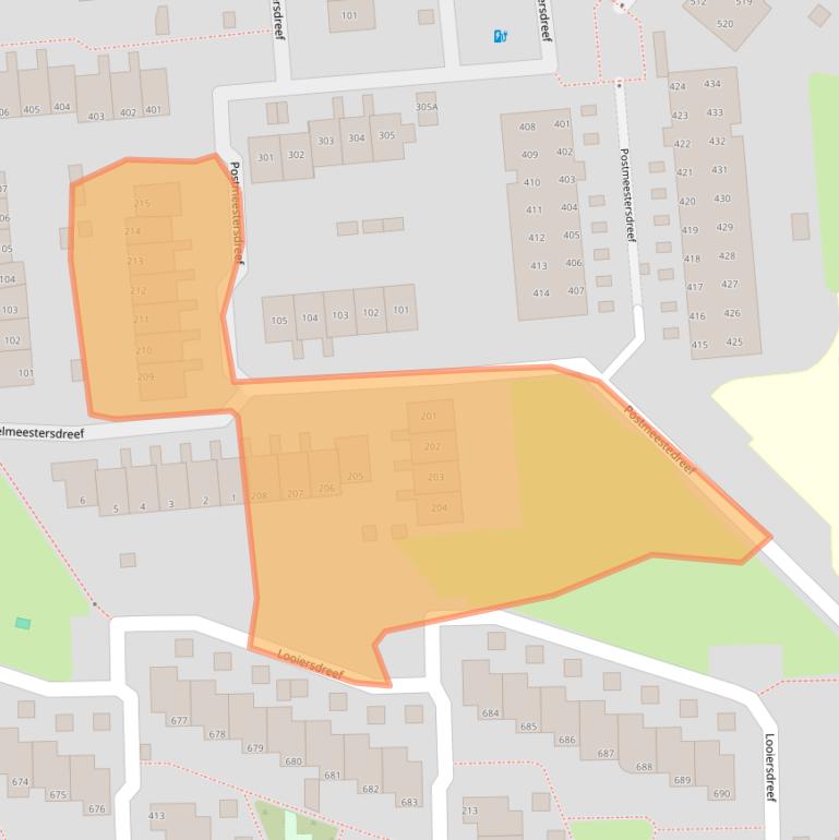 Kaart van postcodegebied 7328KP.