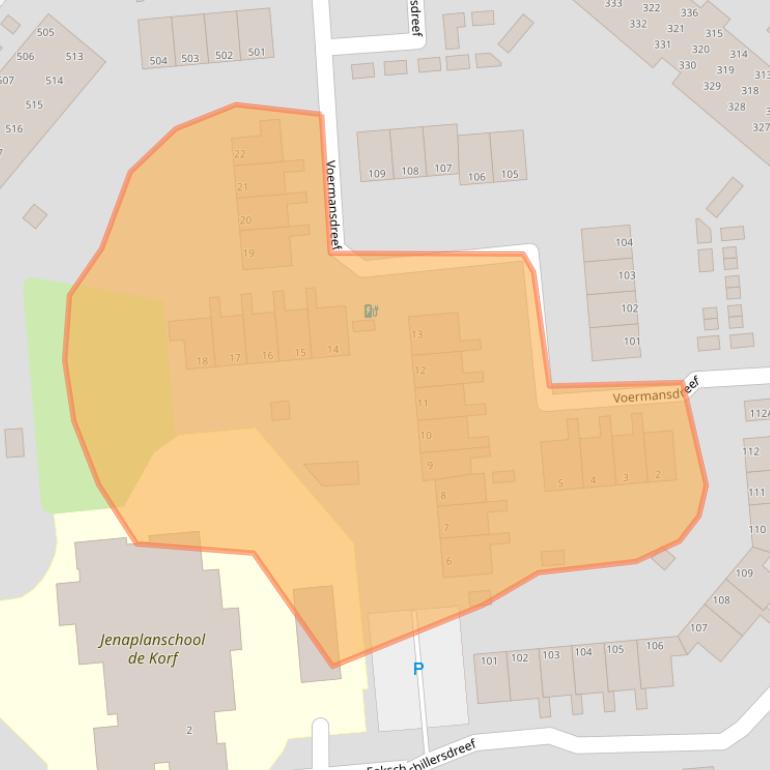 Kaart van postcodegebied 7328KT.