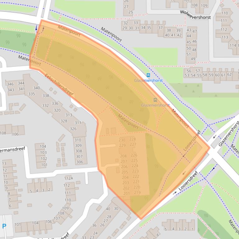 Kaart van postcodegebied 7328LC.