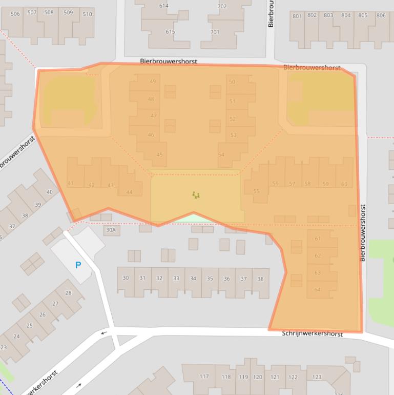Kaart van postcodegebied 7328NC.
