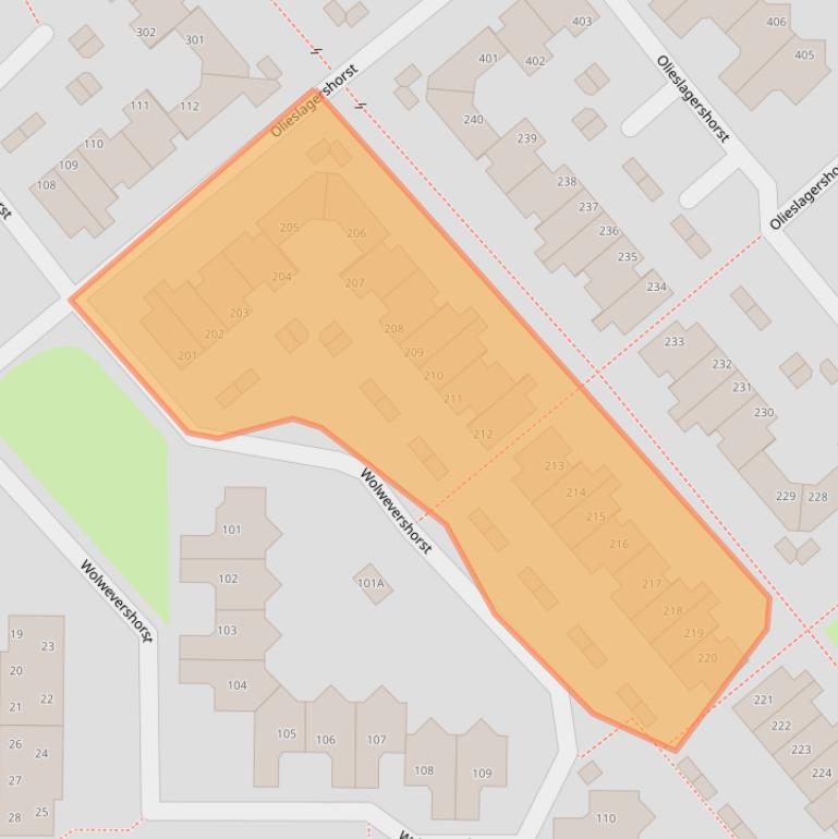 Kaart van postcodegebied 7328NN.