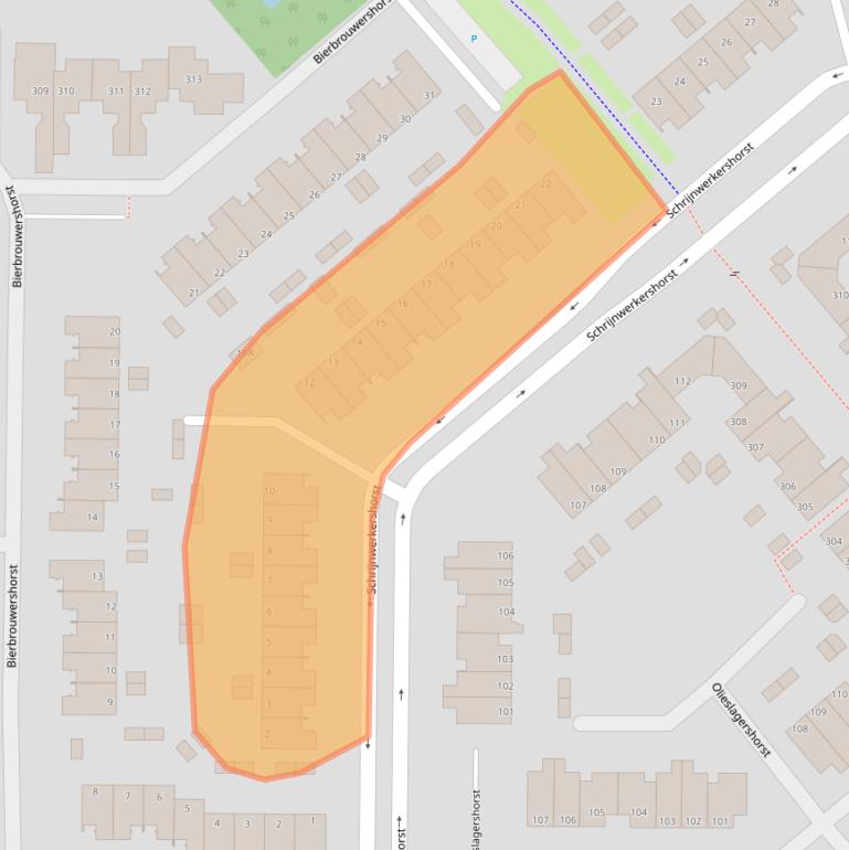 Kaart van postcodegebied 7328PC.
