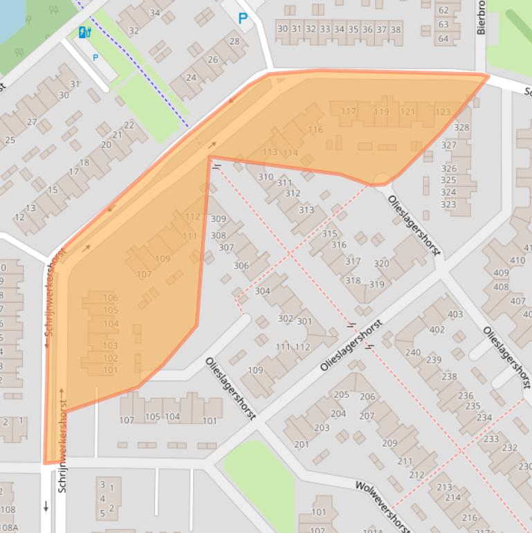Kaart van postcodegebied 7328PE.
