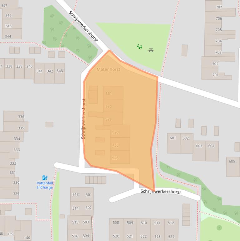 Kaart van postcodegebied 7328PV.