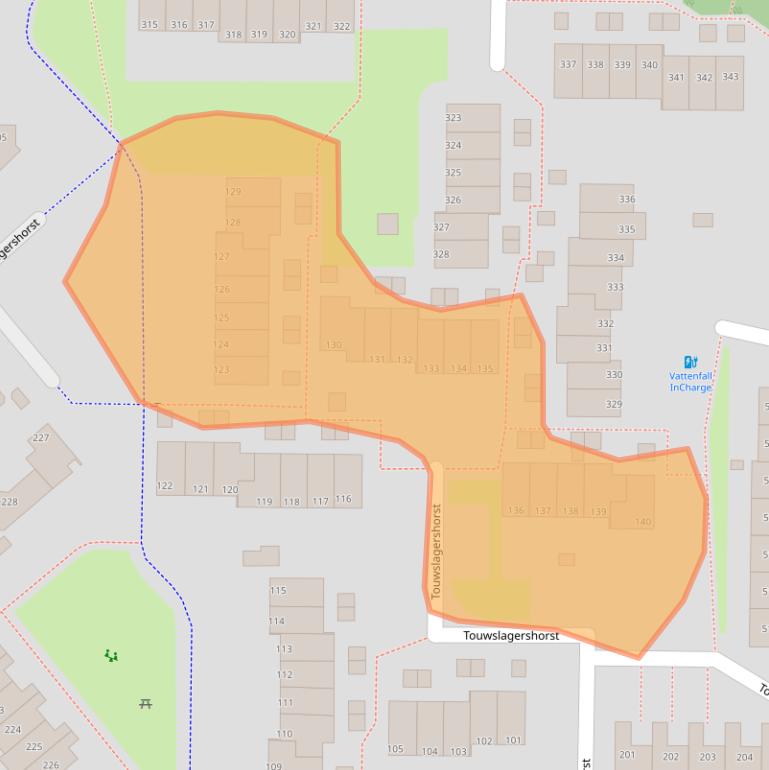 Kaart van postcodegebied 7328RP.
