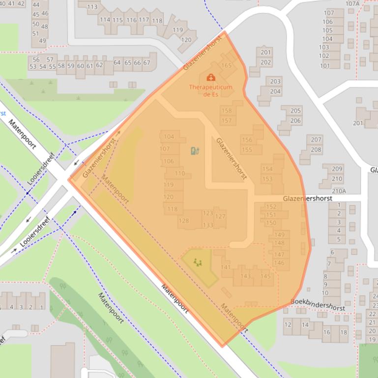 Kaart van postcodegebied 7328TH.