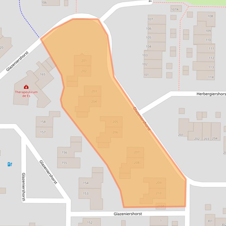 Kaart van postcodegebied 7328TJ.