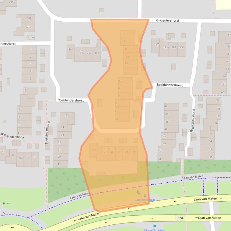 Kaart van postcodegebied 7328TP.