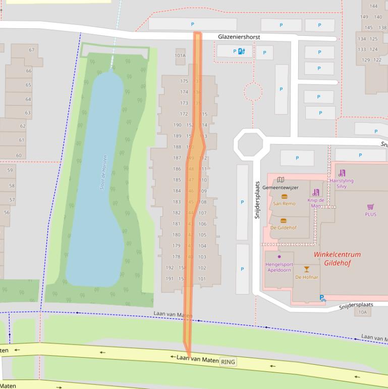 Kaart van postcodegebied 7328VH.