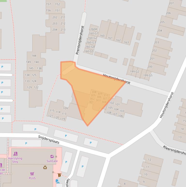 Kaart van postcodegebied 7328VM.