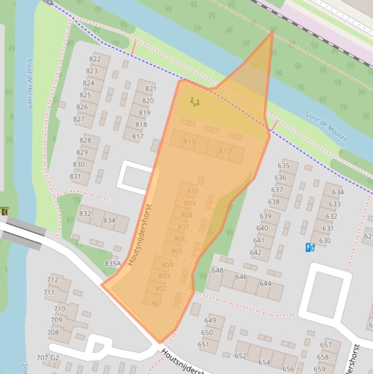 Kaart van postcodegebied 7328WZ.