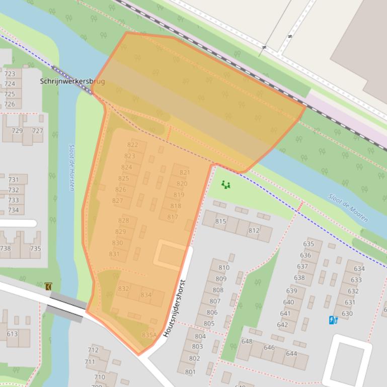 Kaart van postcodegebied 7328XA.