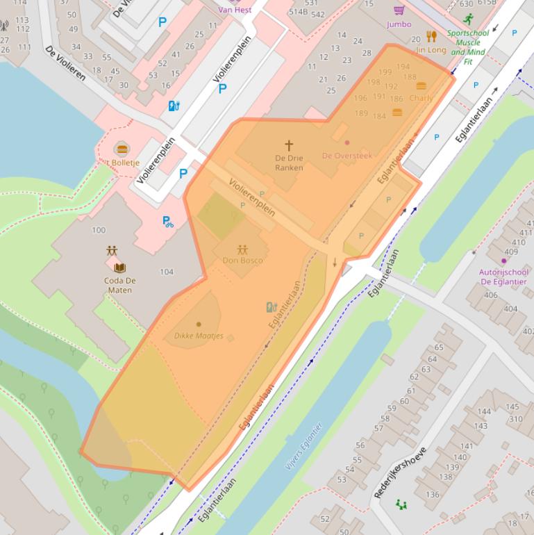 Kaart van postcodegebied 7329AP.