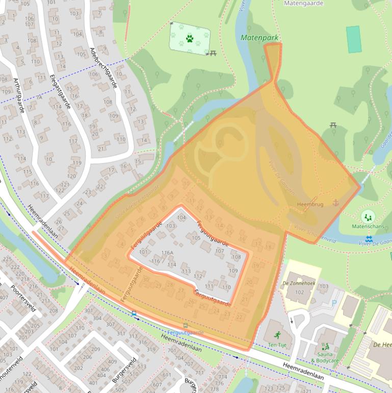 Kaart van postcodegebied 7329BG.