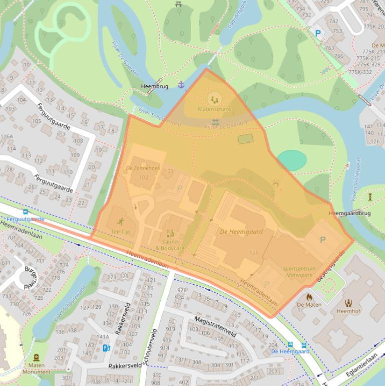 Kaart van postcodegebied 7329BZ.