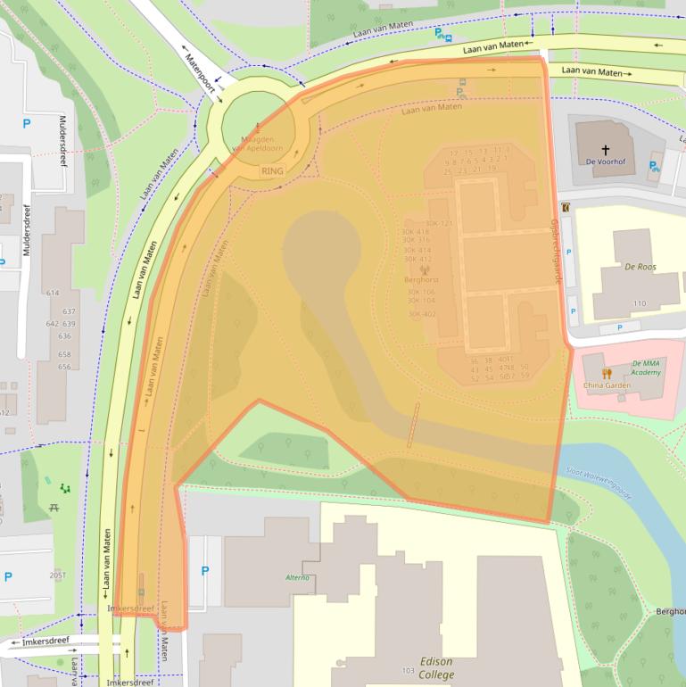 Kaart van postcodegebied 7329CB.