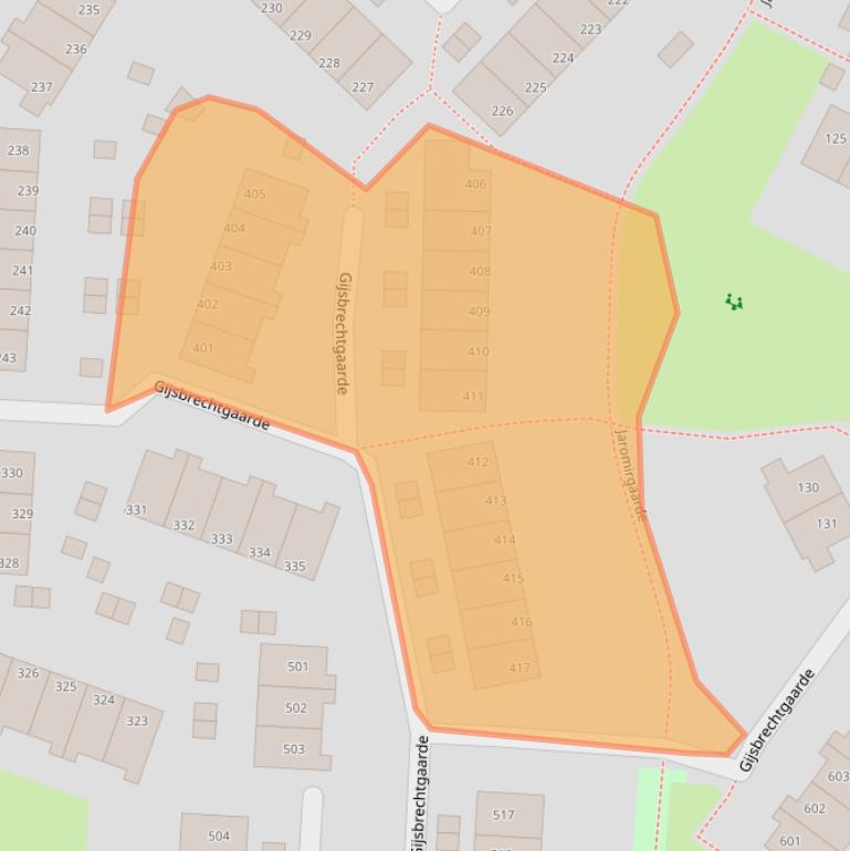 Kaart van postcodegebied 7329CG.