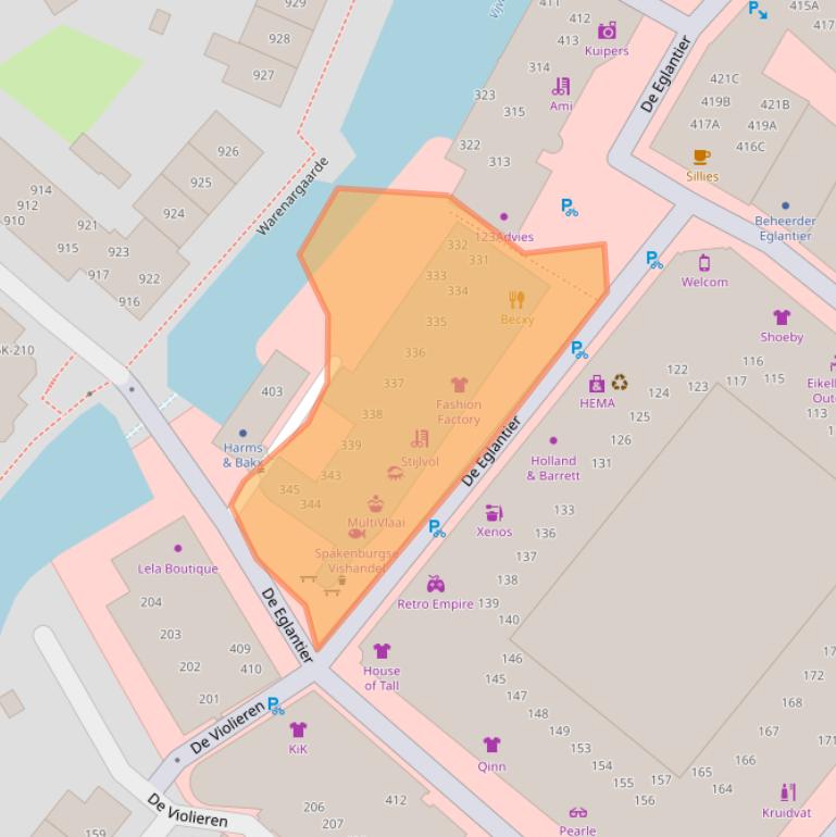 Kaart van postcodegebied 7329DK.