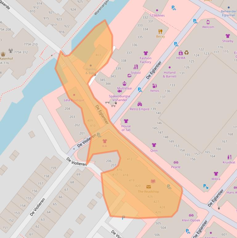 Kaart van postcodegebied 7329DL.