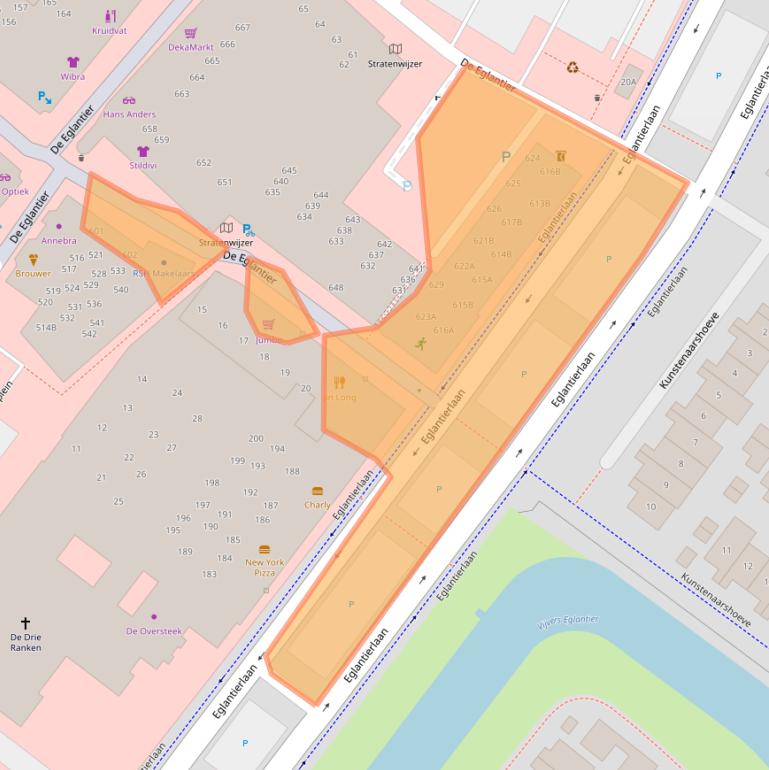 Kaart van postcodegebied 7329DN.