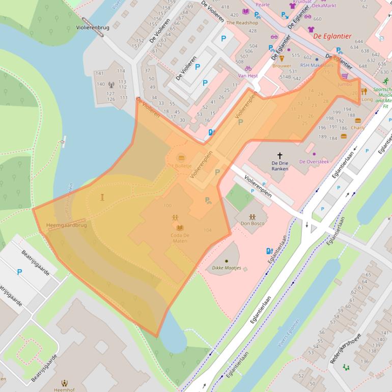 Kaart van postcodegebied 7329DR.