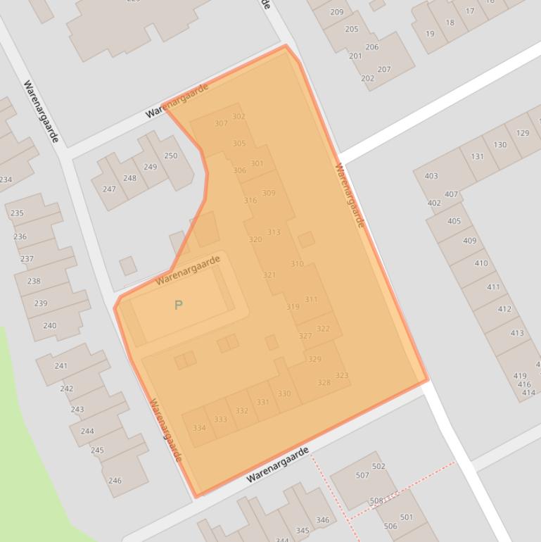 Kaart van postcodegebied 7329GE.