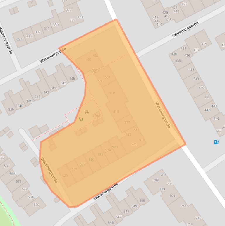 Kaart van postcodegebied 7329GK.