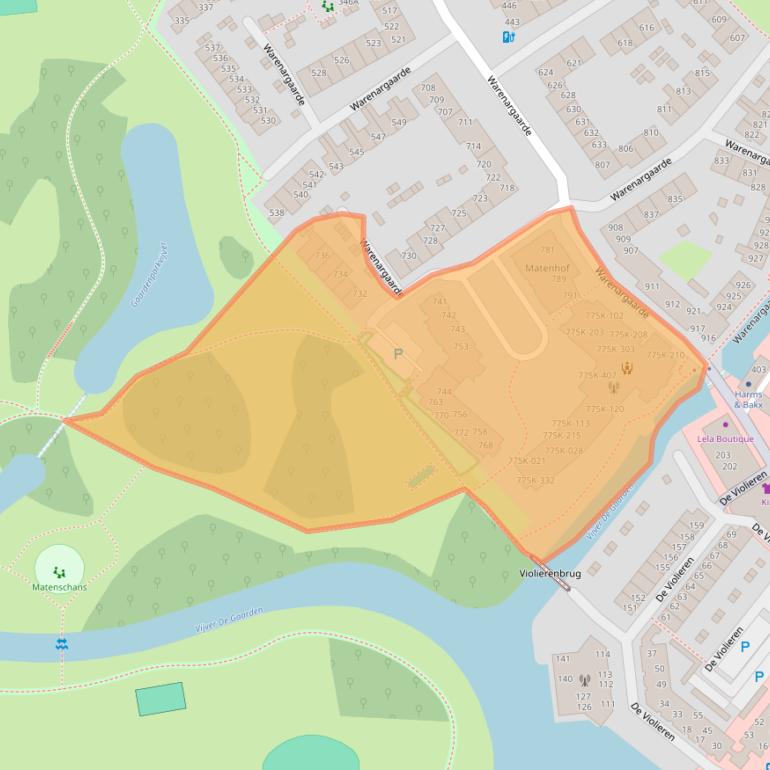 Kaart van postcodegebied 7329GR.