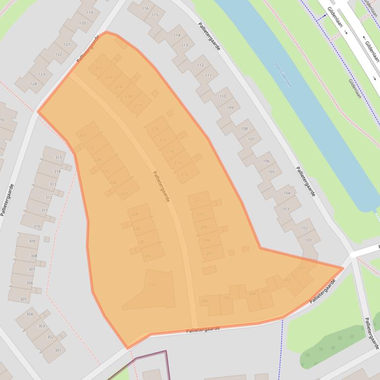 Kaart van postcodegebied 7329HC.