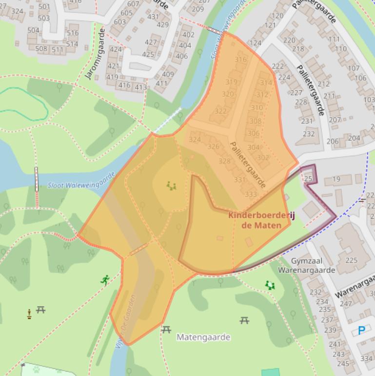 Kaart van postcodegebied 7329HD.