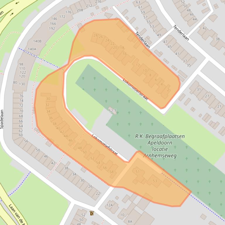 Kaart van postcodegebied 7331AC.