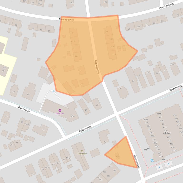 Kaart van postcodegebied 7331AX.