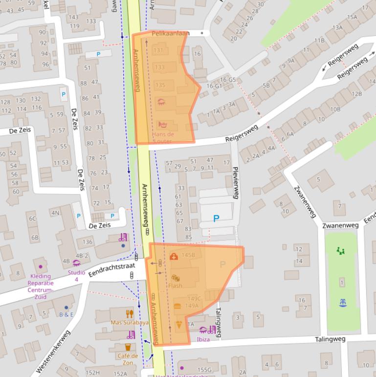 Kaart van postcodegebied 7331BG.