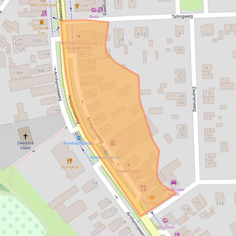 Kaart van postcodegebied 7331BH.