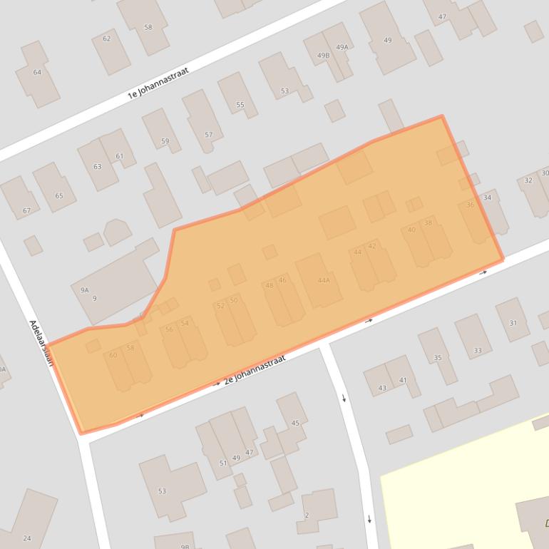 Kaart van postcodegebied 7331CJ.