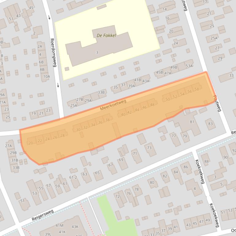 Kaart van postcodegebied 7331CR.