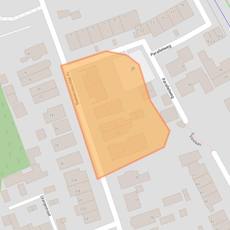 Kaart van postcodegebied 7331DA.