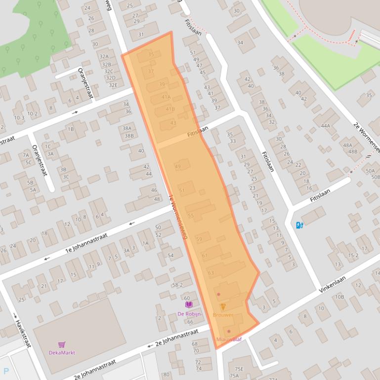 Kaart van postcodegebied 7331DB.