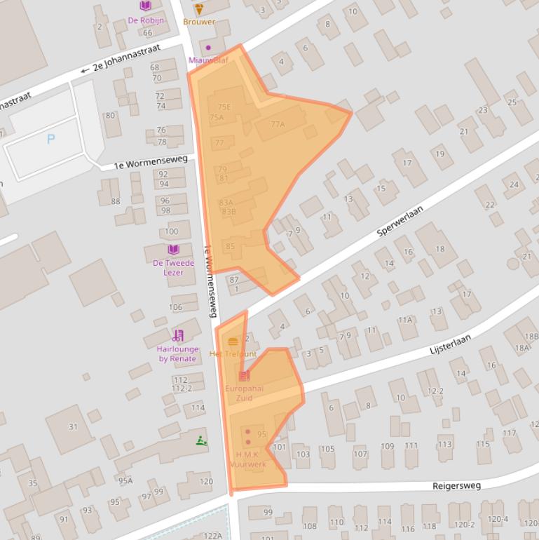 Kaart van postcodegebied 7331DC.