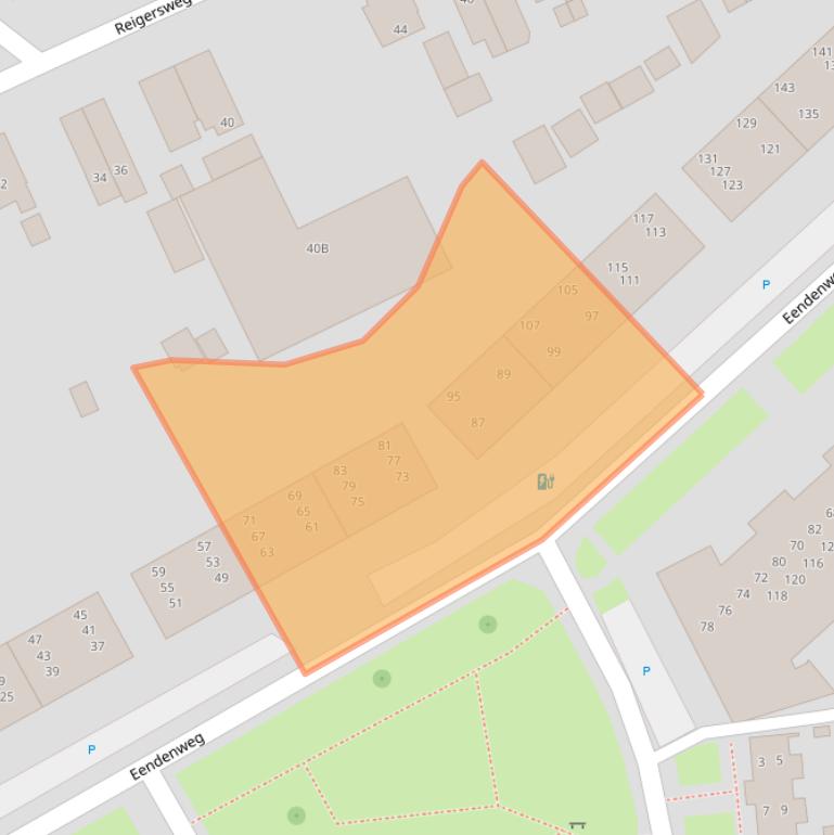 Kaart van postcodegebied 7331DX.