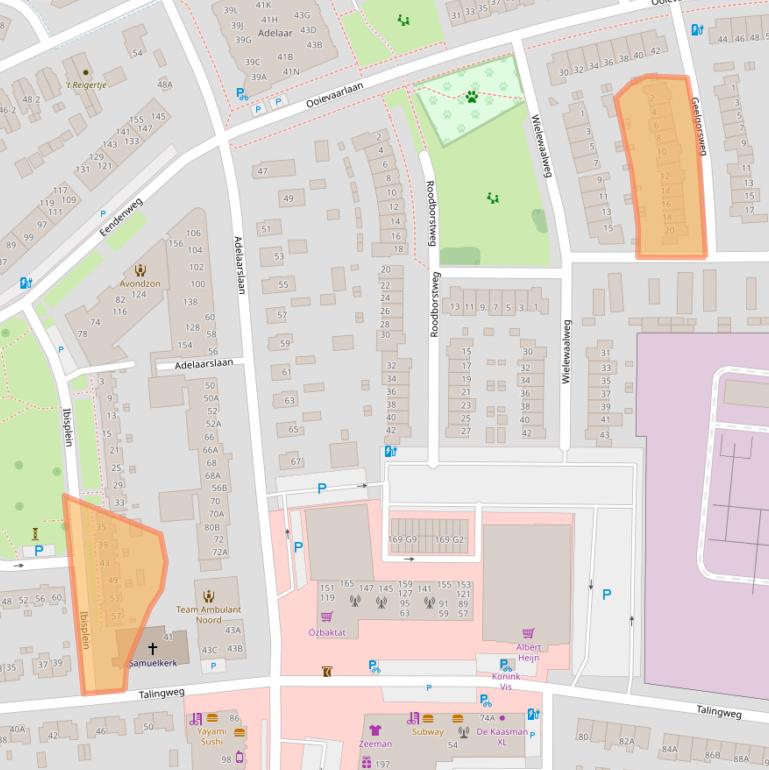 Kaart van postcodegebied 7331ED.