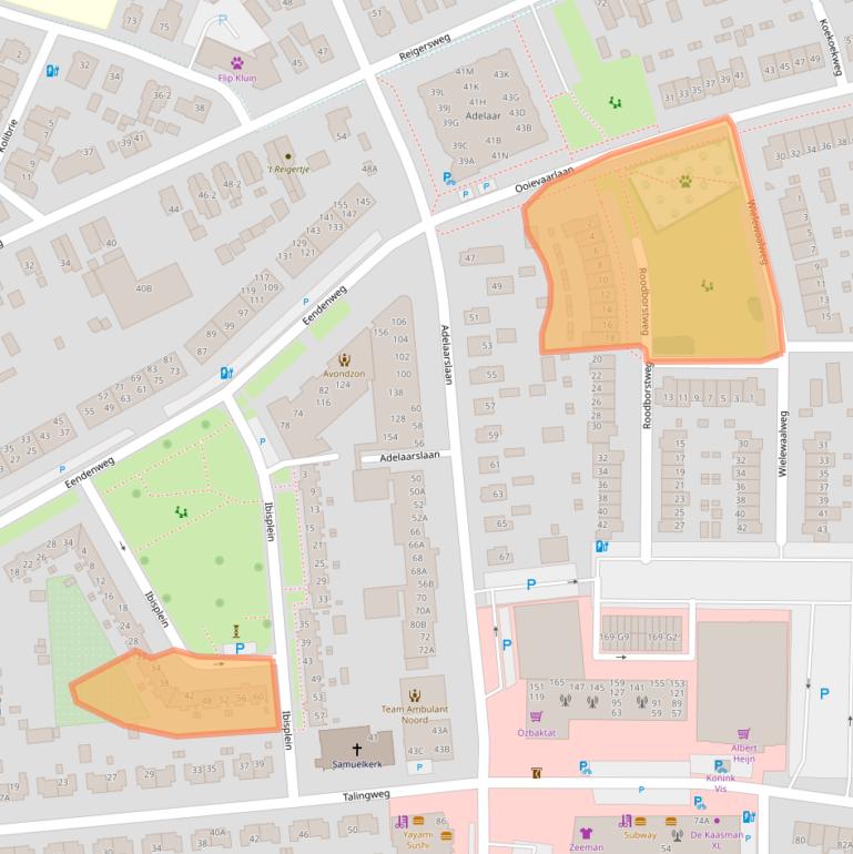 Kaart van postcodegebied 7331EG.