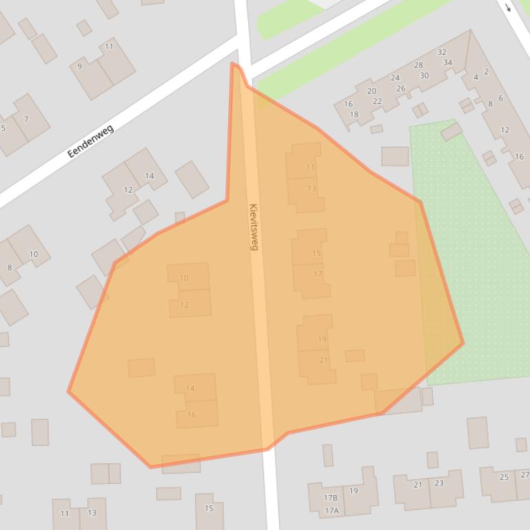 Kaart van postcodegebied 7331EK.