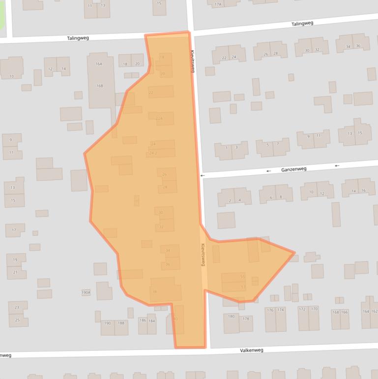 Kaart van postcodegebied 7331EL.