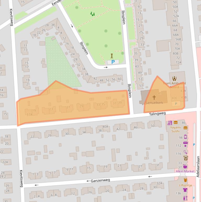 Kaart van postcodegebied 7331EP.